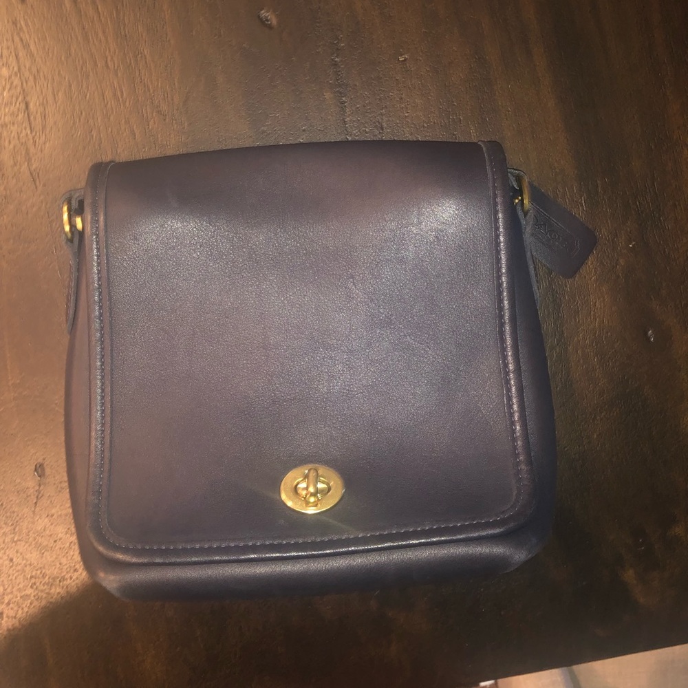 Vintage Black Coach Crossbody